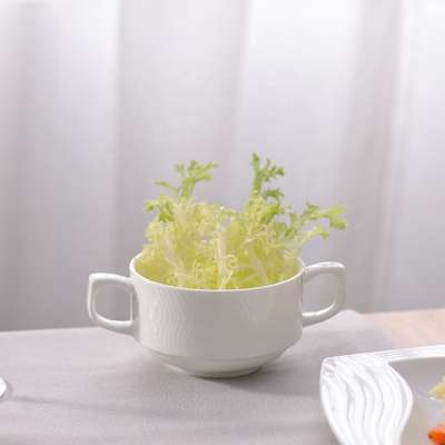 Wholesale soup cups, Ceramics dessert saucer, Pumpkin soup cups