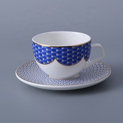 goldenes espresso besteck vajillas geschirr kaffe bone china porcelain coffee cappuccino porcelain cup wholesale