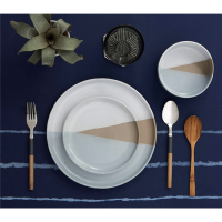 Hotel tableware modern personalized ceramic dessert pasta plate for dinner