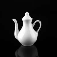 P&T Royal Ware White Ceramic Porcelain Tea Pot