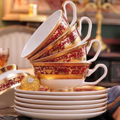 new product bone china tea set coffee set wedding party