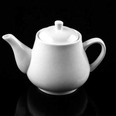 P&T Royal Ware White Ceramic Teapots 750ml/500ml Porcelain Coffee Pots